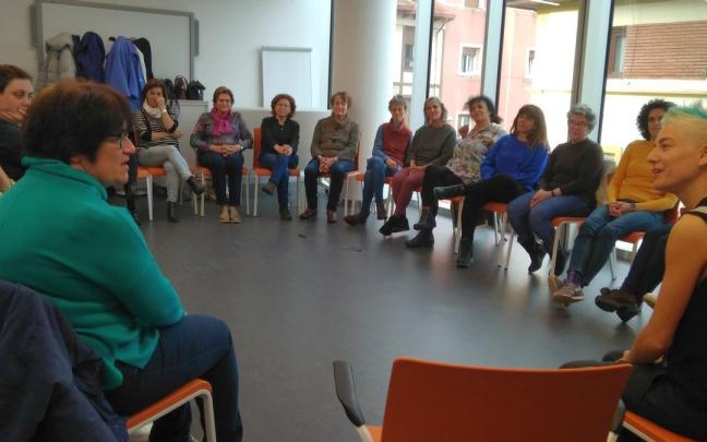 Una actividad protagonizada por mujeres en Getxo. Una actividad protagonizada por mujeres en Getxo.