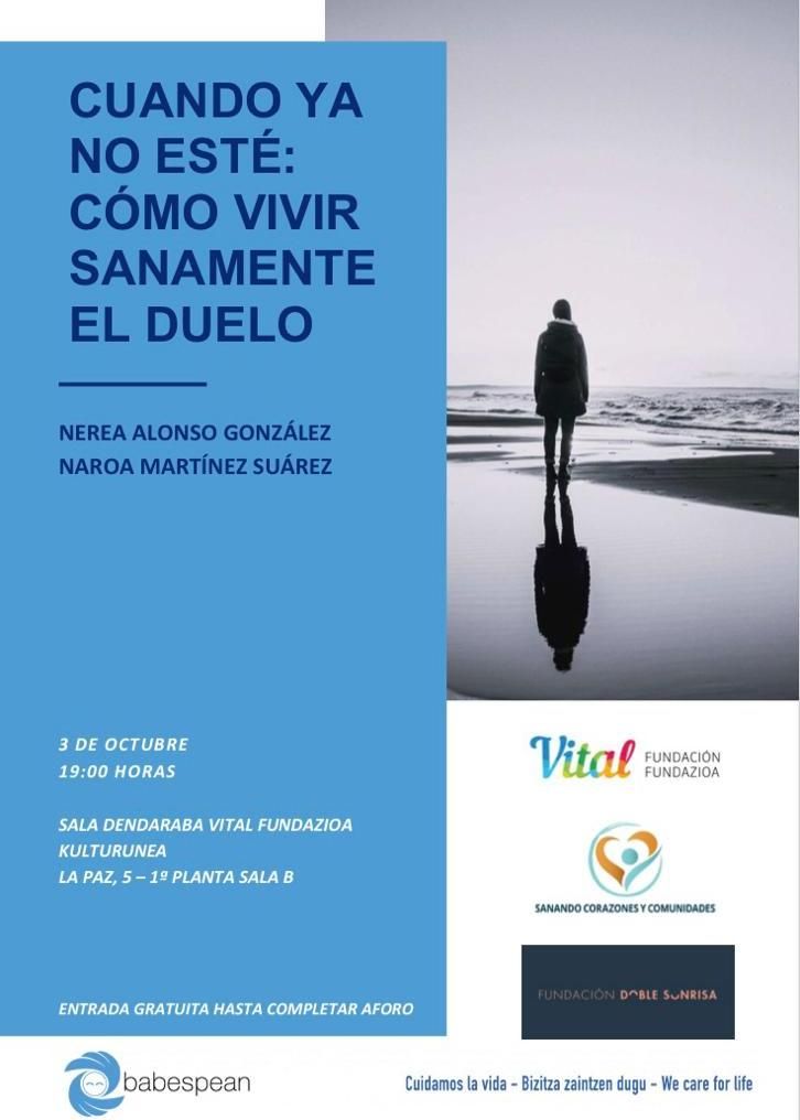 Cartel de la conferencia que se celebra en Dendaraba.