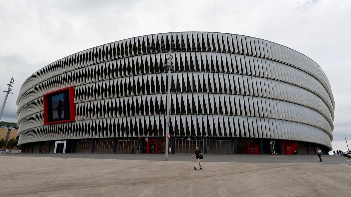 Exterior del estadio de San Mamés