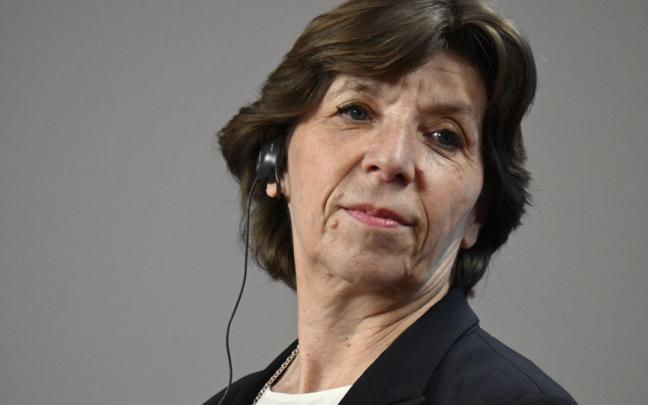 La ministra francesa de Exteriores, Catherine Colonna.