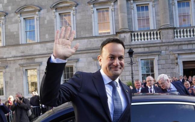El primer ministro irlandés Leo Varadkar. El primer ministro irlandés Leo Varadkar.