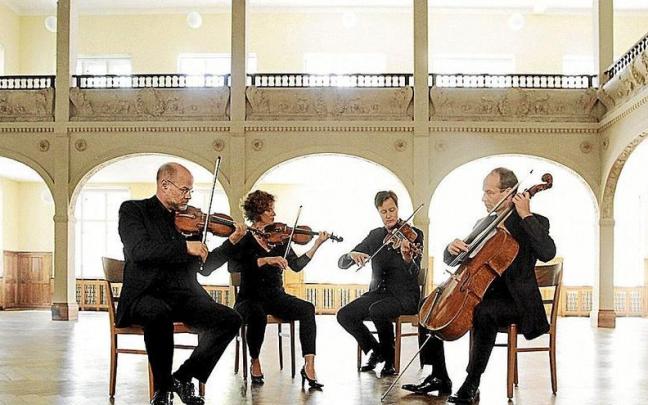 Mandelring Quartet. | FOTO: UWE ARENS