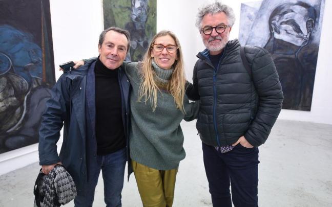 Jesús Jáuregui presenta su trabajo ‘Fant humus’, óleo y polvo de mármol