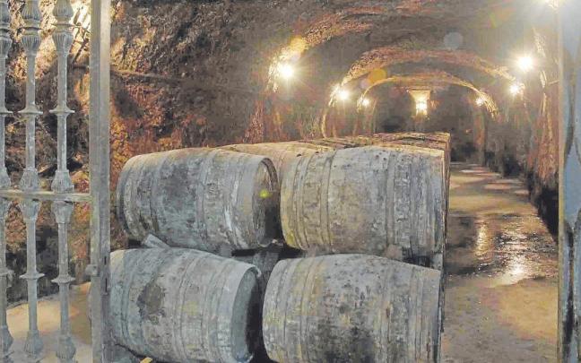 Interior de un calado en Rioja Alavesa.