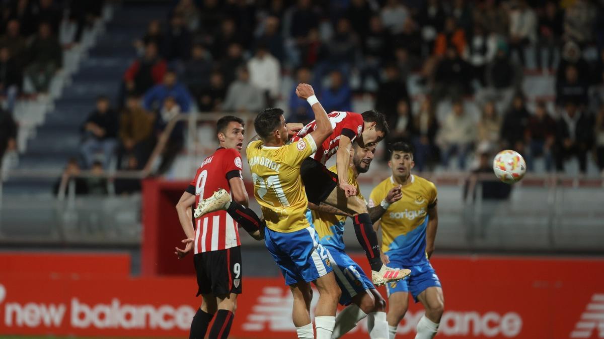 El Bilbao Athletic fue incapaz de hacer gol ayer en Lezama.