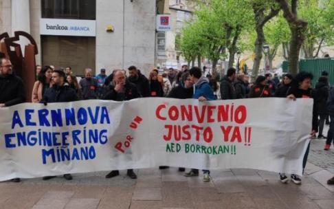 Protesta de Aernnova Engineering Protesta de Aernnova Engineering