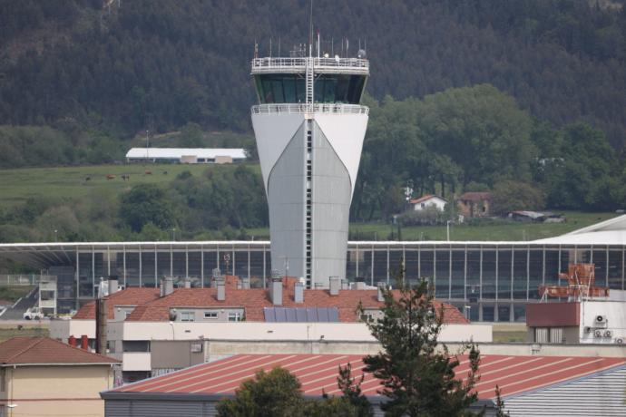 Imagen del aeropuerto de Loiu.