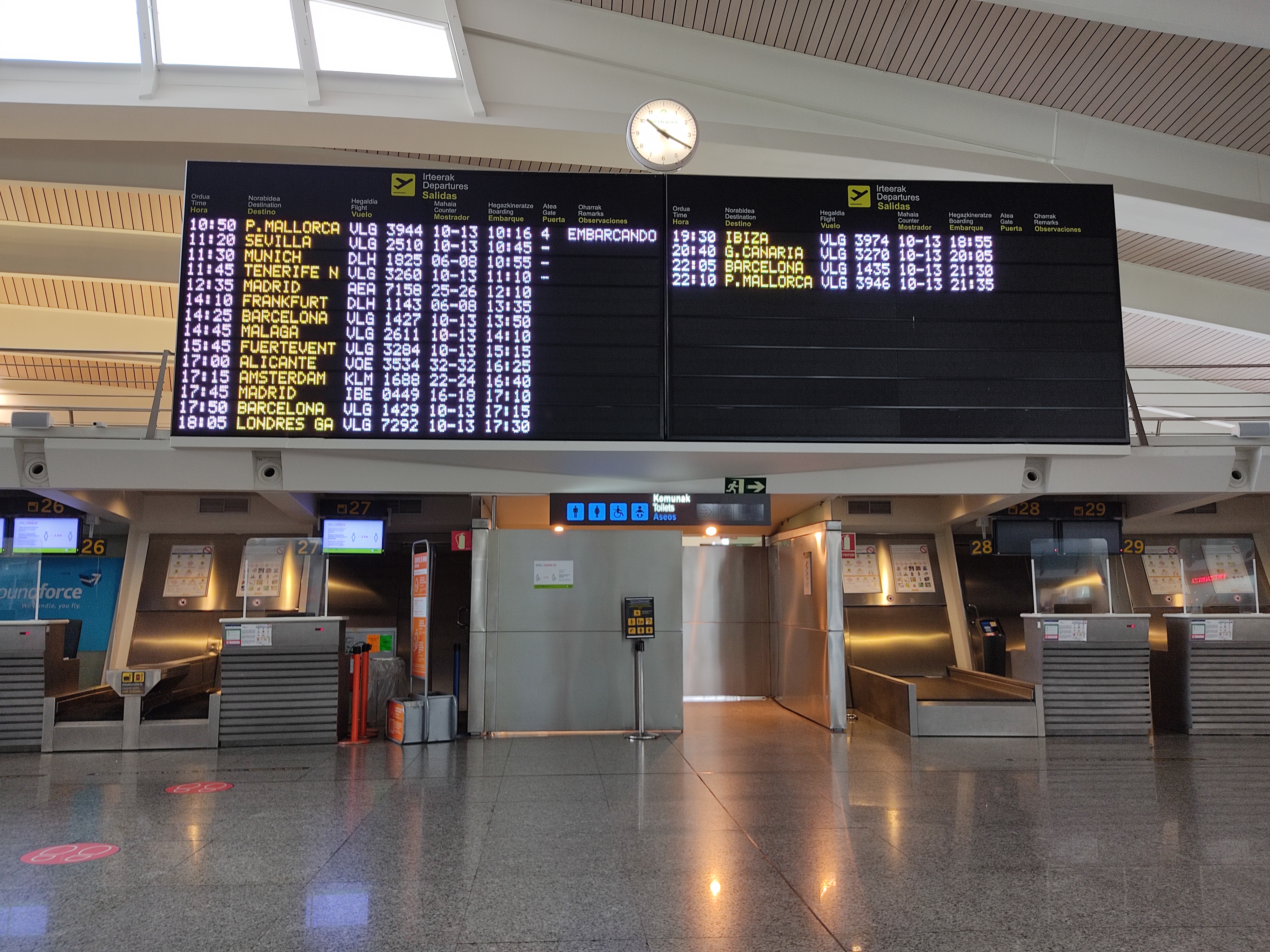 Nuevo récord para los aeropuertos de Bilbao y Donostia