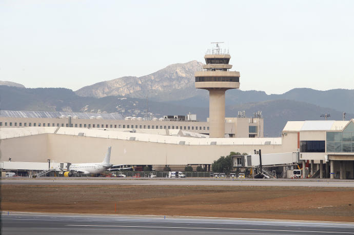 Vista general del aeropuerto de Palma de Mallorca
