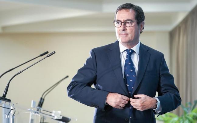 El presidente de la CEOE, Antonio Garamendi.
