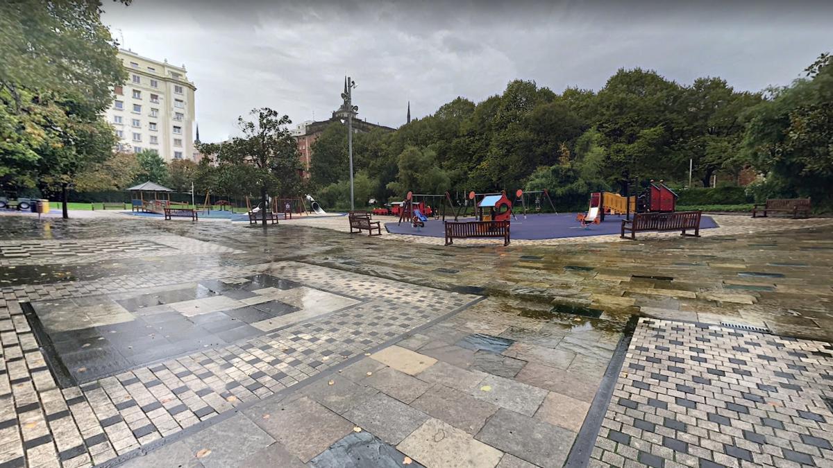 Parque Araba en Donostia, donde ocurrió el apuñalamiento mortal