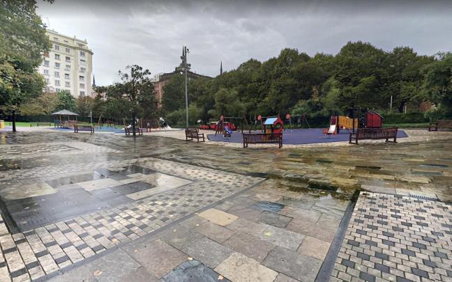Parque Araba en Donostia, donde ocurrió el apuñalamiento mortal