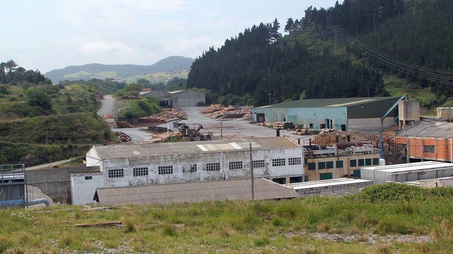 Maderas de Lekeitio enpresak udalerrian zituen lurren irudia.