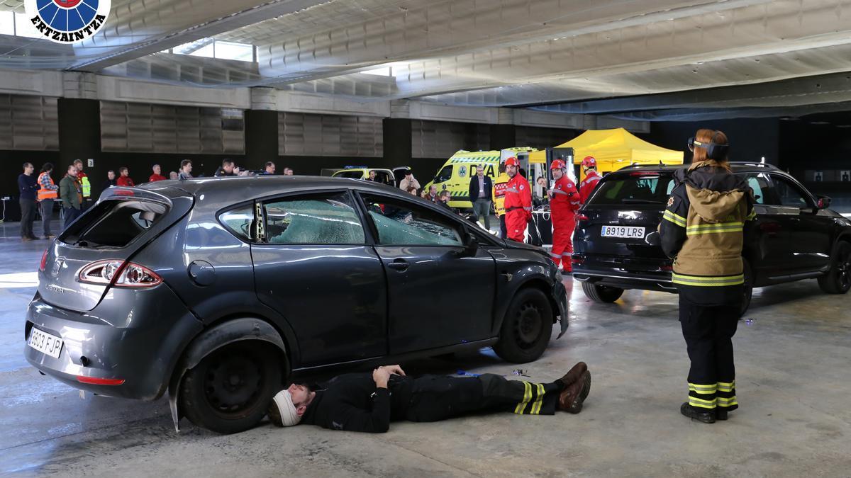 Simulacro de ataque terrorista en Iurreta