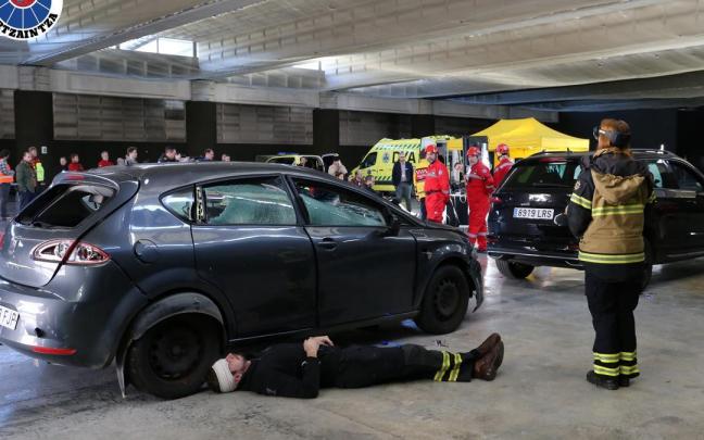 Simulacro de ataque terrorista en Iurreta