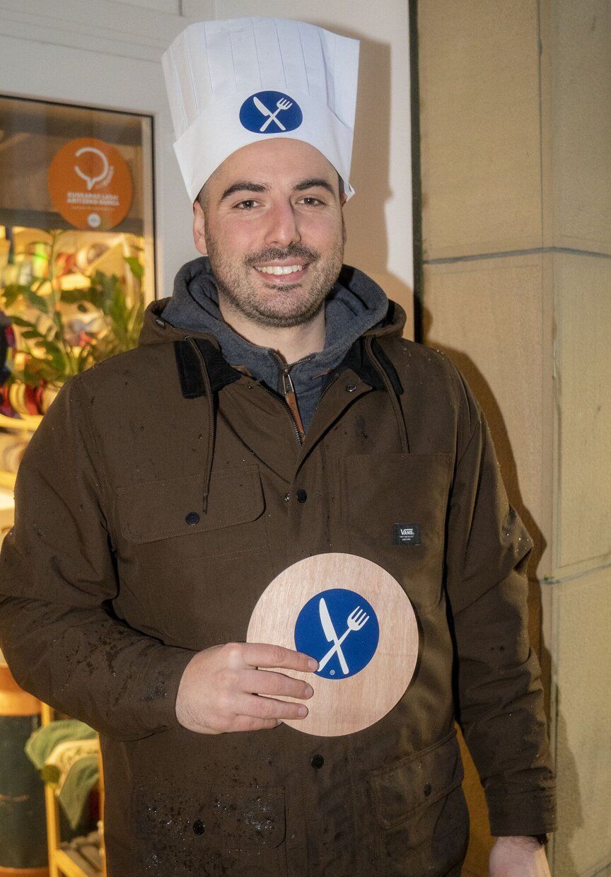 Mikel Ferrández salió en la Infantil y este año saldrá con Xarmanra