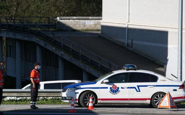 Imagen de archivo de un control de la Ertzaintza