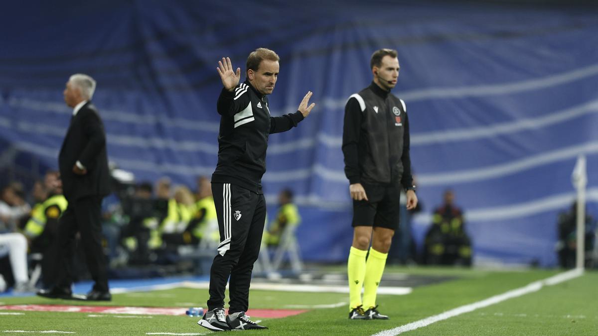 El técnico de Osasuna, Jagoba Arrasate