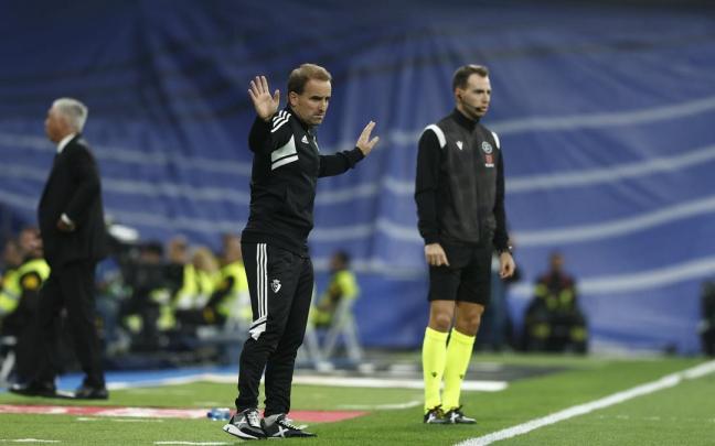 El técnico de Osasuna, Jagoba Arrasate