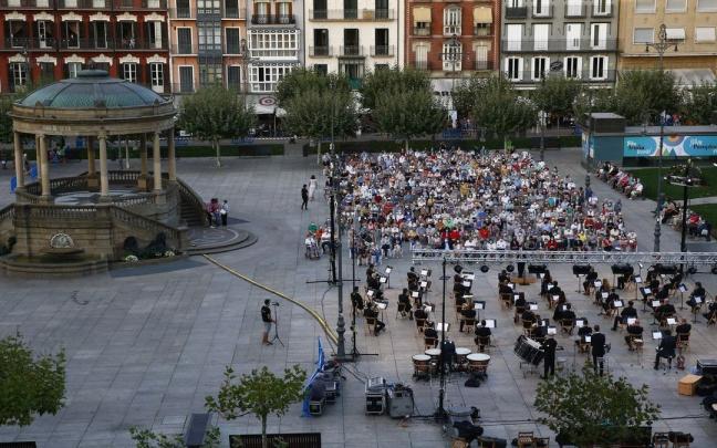Concierto de la Banda de M&uacute;sica La Pamplonesa con motivo del D&iacute;a del Privilegio de la Uni&oacute;n el a&ntilde;o pasado