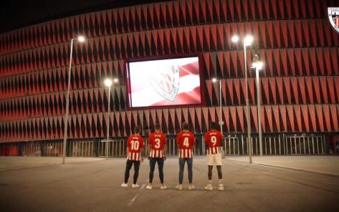 Muniain, Balenziaga, Williams e Íñigo Martínez protagonizan el vídeo. Muniain, Balenziaga, Williams e Íñigo Martínez protagonizan el vídeo.