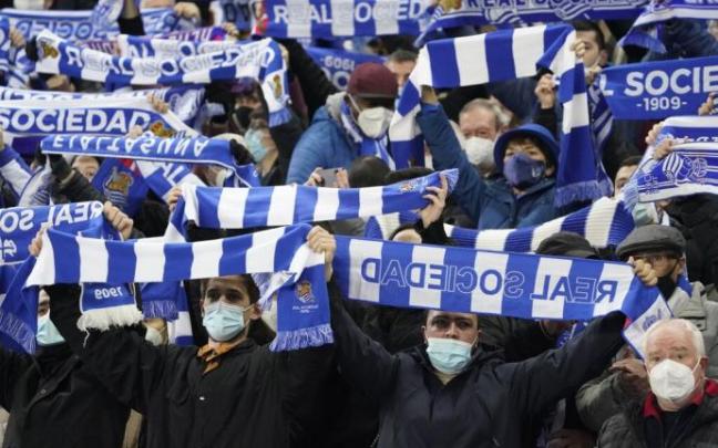 La afición de la Real tendrá una menor presencia que en otras ocasiones en San Mamés