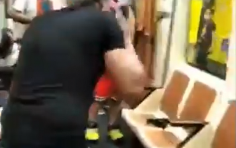 Captura del vídeo difundido en las redes sociales.