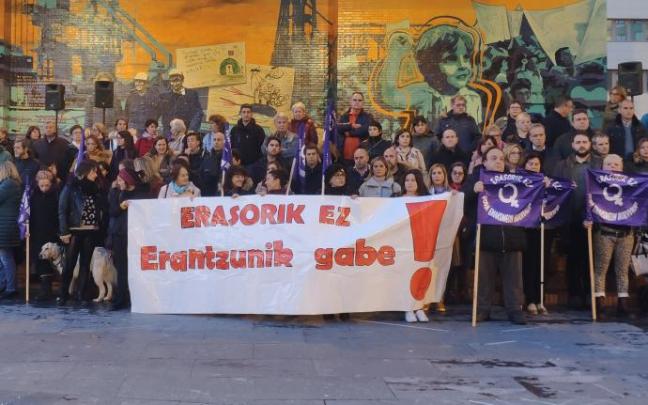 Imagen de una concentración contra las agresiones sexuales.