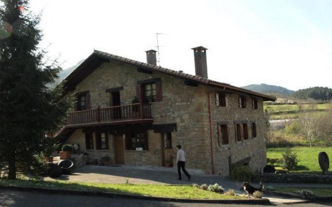 Imagen de un agroturismo ubicado en Euskadi.