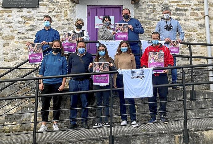 Presentación de la marcha comarcal por la Igualdad en Respaldiza.