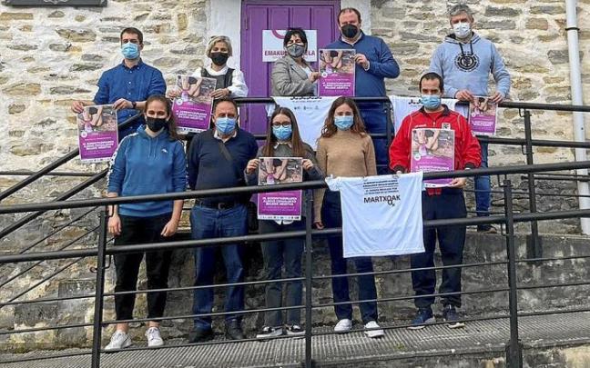 Presentación de la marcha comarcal por la Igualdad en Respaldiza.