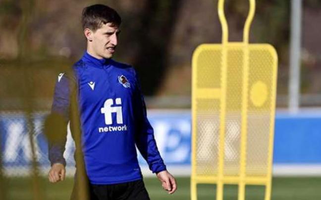 AIhen Muñoz, durante un entrenamiento. AIhen Muñoz, durante un entrenamiento.