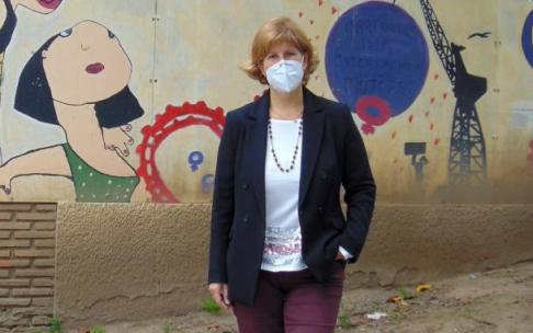 Ainhoa Basabe, alcaldesa de Sestao.