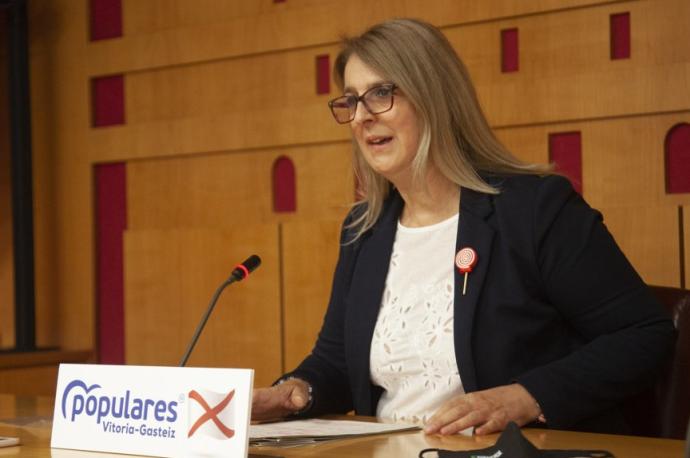 Ainhoa Domaica, líder del PP Vitoria.