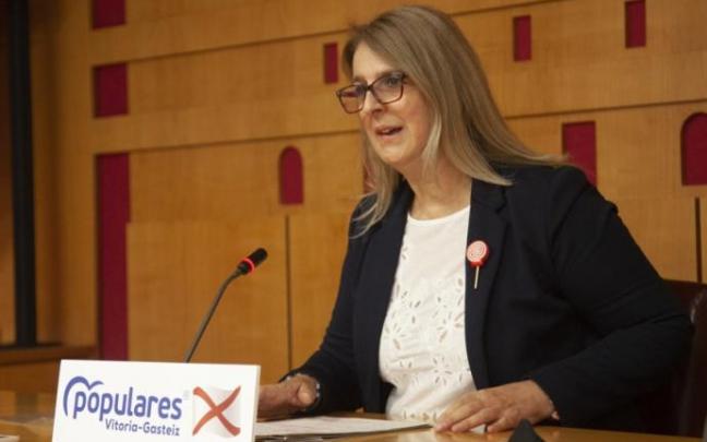 Ainhoa Domaica, líder del PP Vitoria.