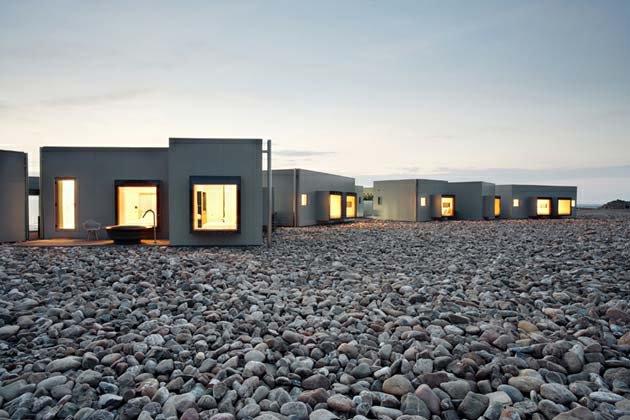 Exterior del hotel Aire de Bardenas.