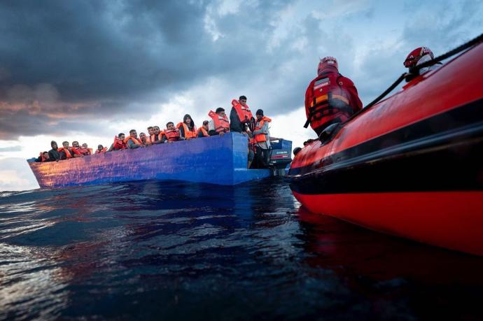 El Aita Mari rescata en el Mediterráneo a 105 personas.