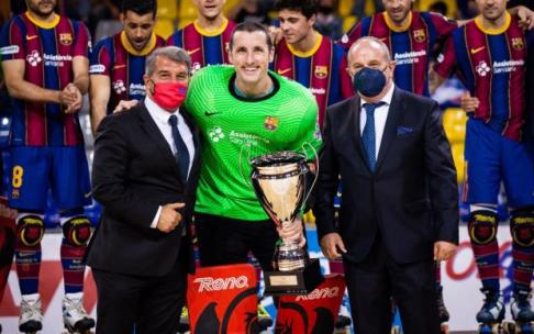 Aitor Egurrola es uno de los referentes del hockey del Barcelona.