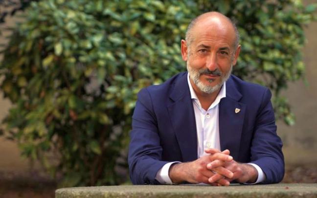 Imagen de archivo de Aitor Elzegi, presidente del Athletic. Imagen de archivo de Aitor Elzegi, presidente del Athletic.