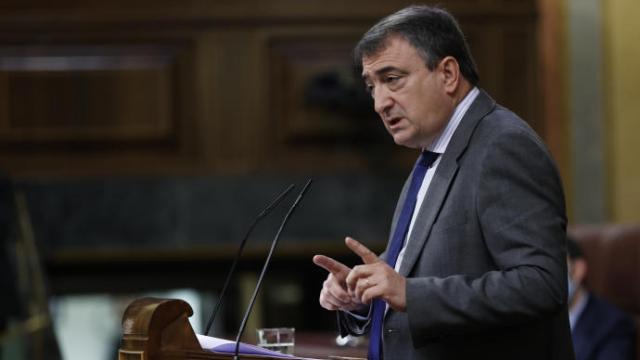 Aitor Esteban comparece en el Congreso.