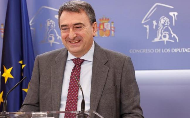 Aitor Esteban, este miércoles en el Congreso.
