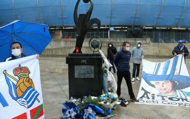 La afición txuri-urdin recordará la figura de Aitor Zabaleta este sábado La afición txuri-urdin recordará la figura de Aitor Zabaleta este sábado