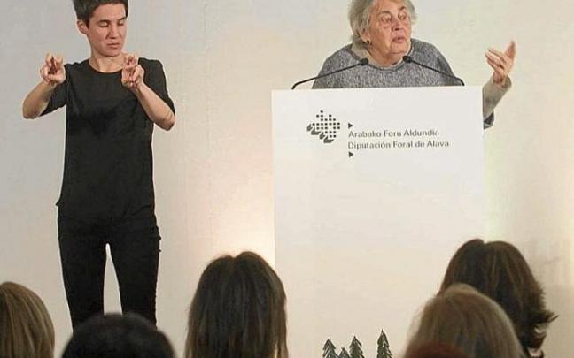 Conferencia 'Mujeres, discursos y silencios' de Dolores Juliano. Foto: A.L.