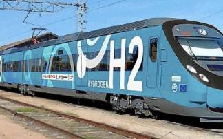 Modelo de tren de hidrógeno en el que trabaja la guipuzcoana CAF. Foto: CAF