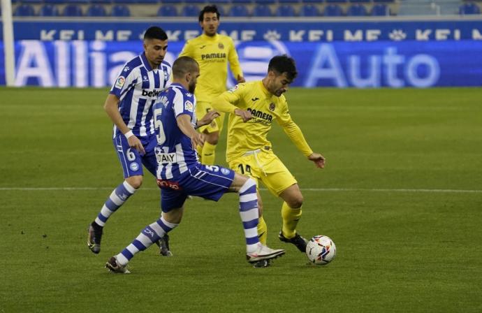 Partido Alavés - Villarreal de la temporada pasada