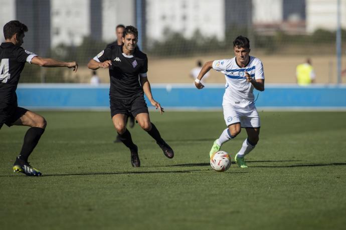 Manu García fue el albiazul más destacado tras el descanso y anotó el 4-2 en una gran jugada personal.