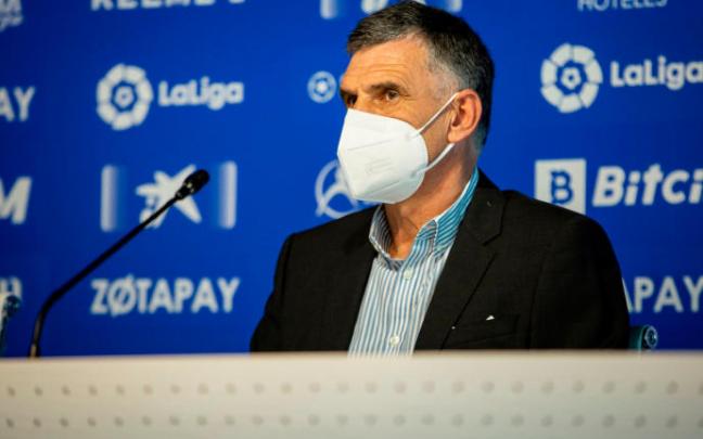 Mendilibar: "Quiero hacer que el Alavés juegue como debe para lograr la permanencia"