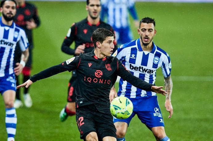 Un lance del Alavés-Real de la pasada temporada.