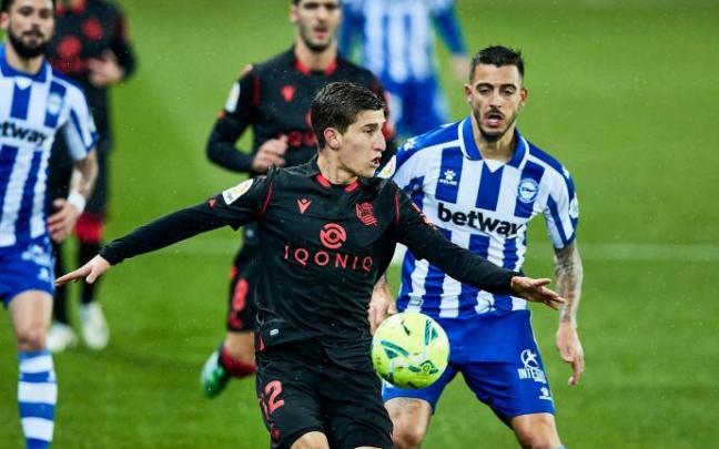 Un lance del Alavés-Real de la pasada temporada.