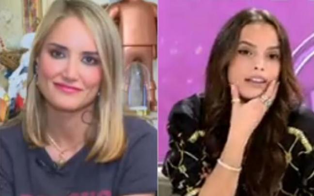 Alba Carrillo y Gloria Camila Ortega, este miércoles en 'Ya son las ocho'. Alba Carrillo y Gloria Camila Ortega, este miércoles en 'Ya son las ocho'.